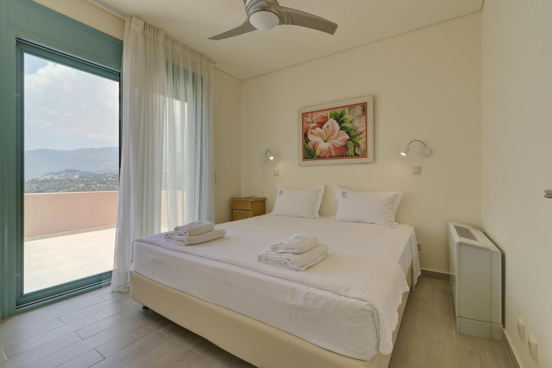 Ouzo Panoramic Houses 1, With Private Pool Plomari Екстериор снимка
