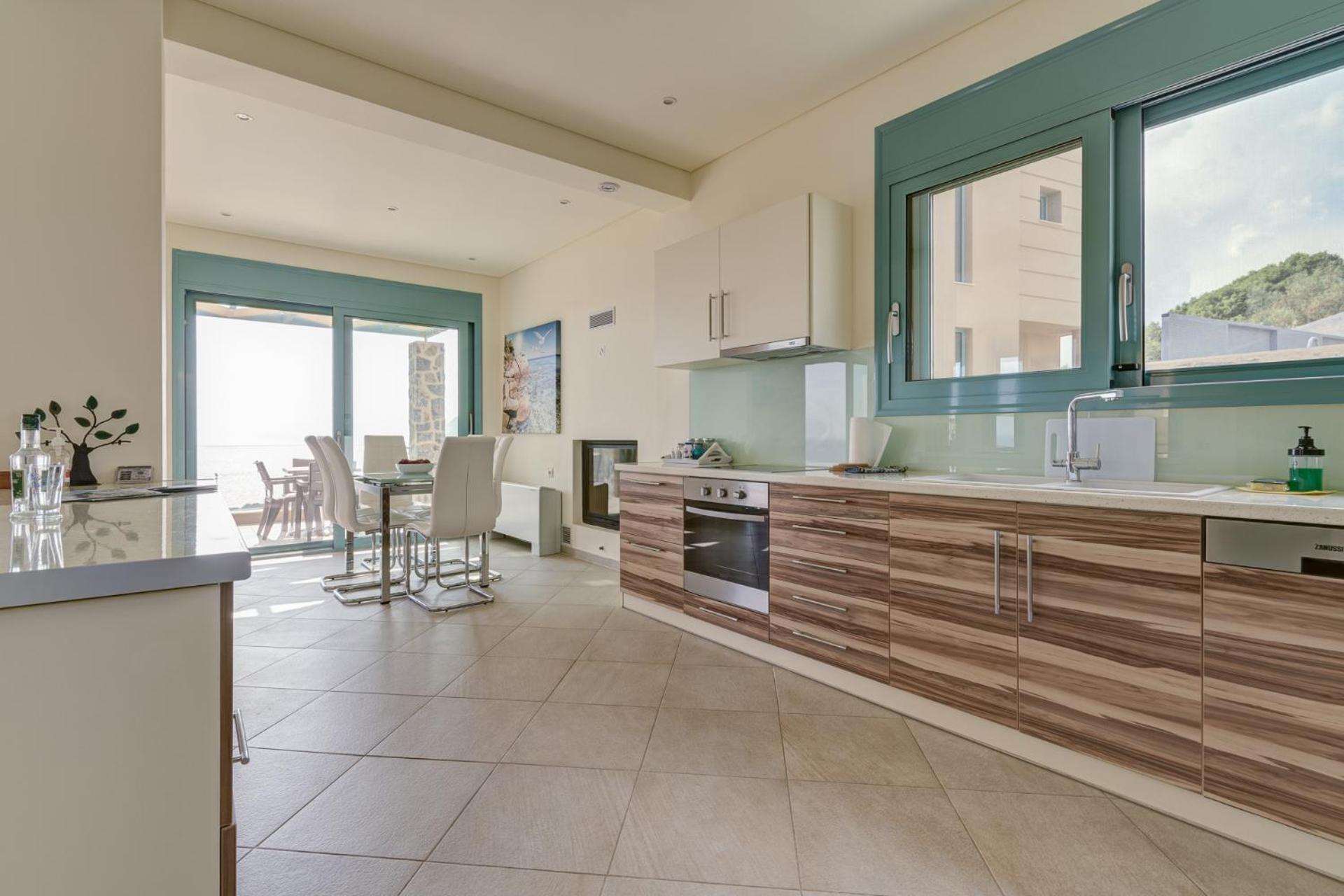Ouzo Panoramic Houses 1, With Private Pool Plomari Екстериор снимка