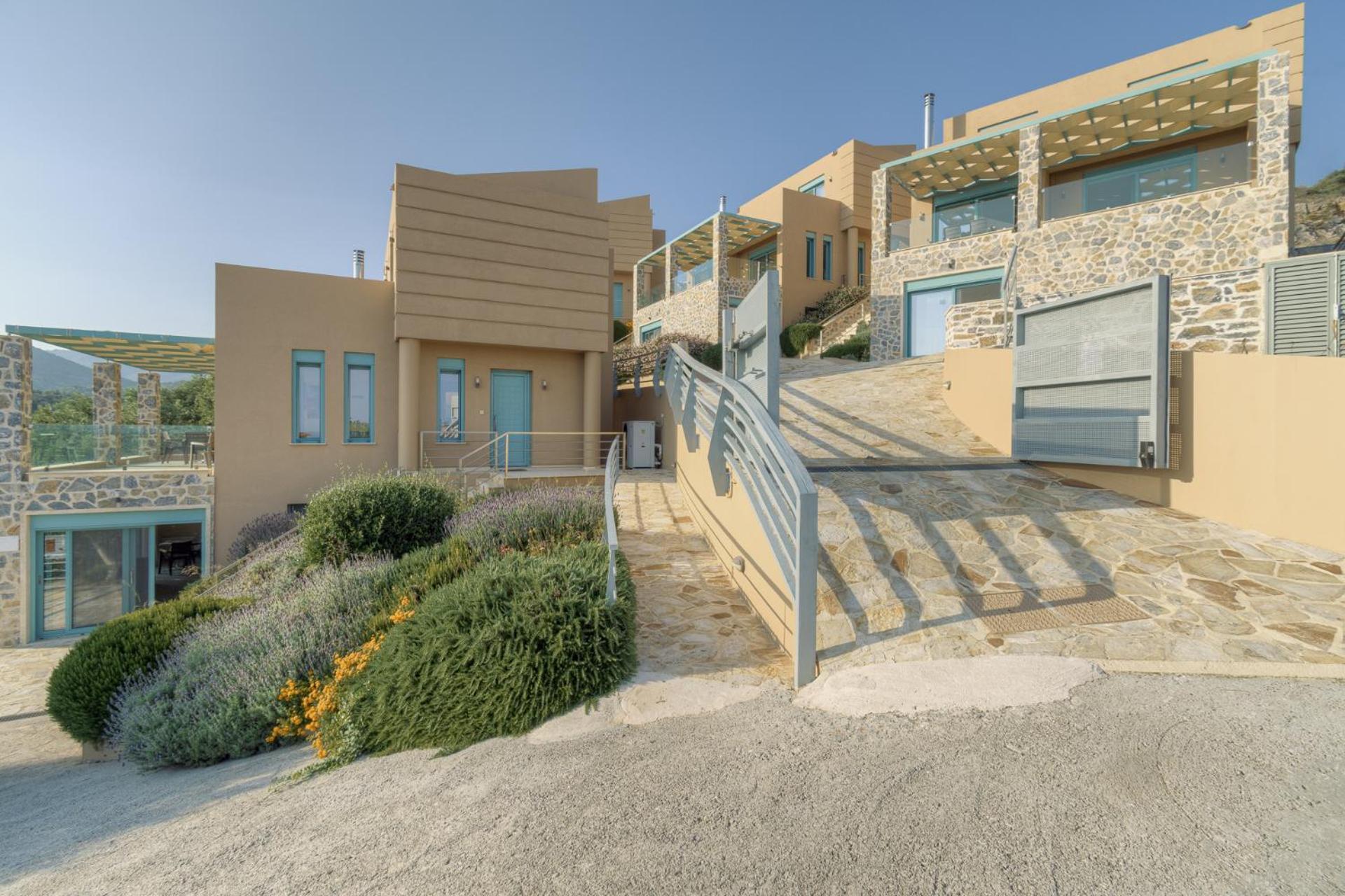 Ouzo Panoramic Houses 1, With Private Pool Plomari Екстериор снимка