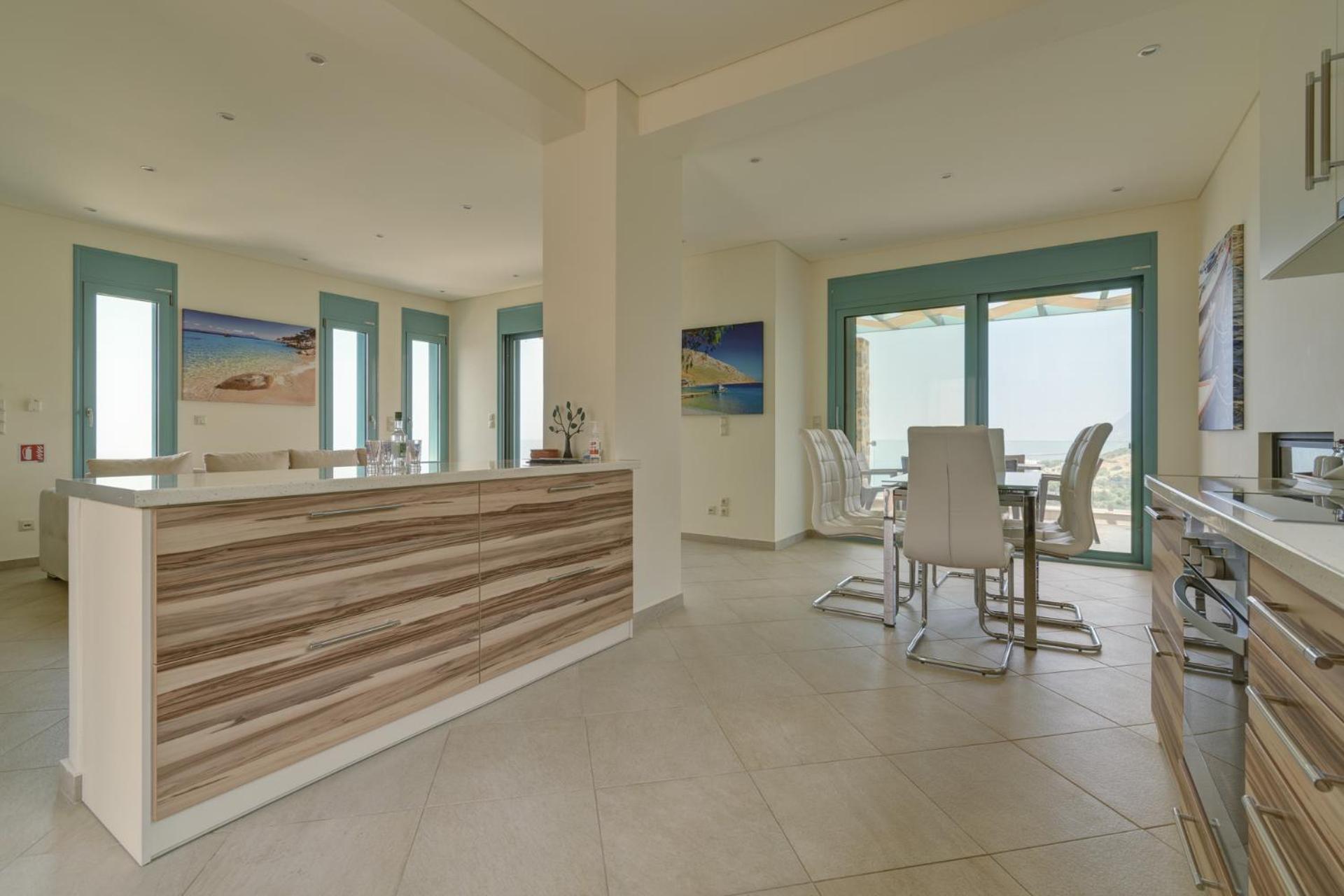 Ouzo Panoramic Houses 1, With Private Pool Plomari Стая снимка