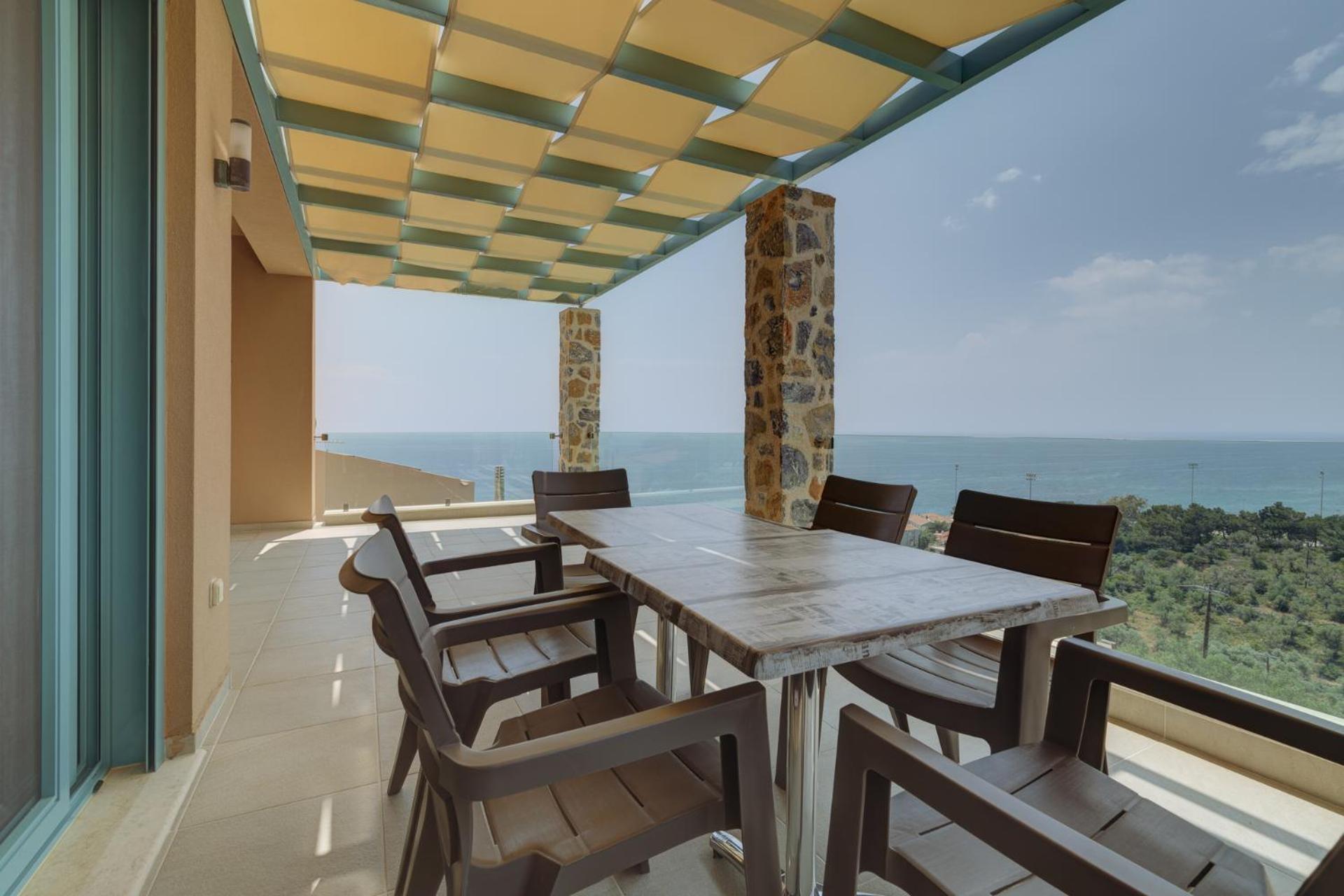 Ouzo Panoramic Houses 1, With Private Pool Plomari Стая снимка