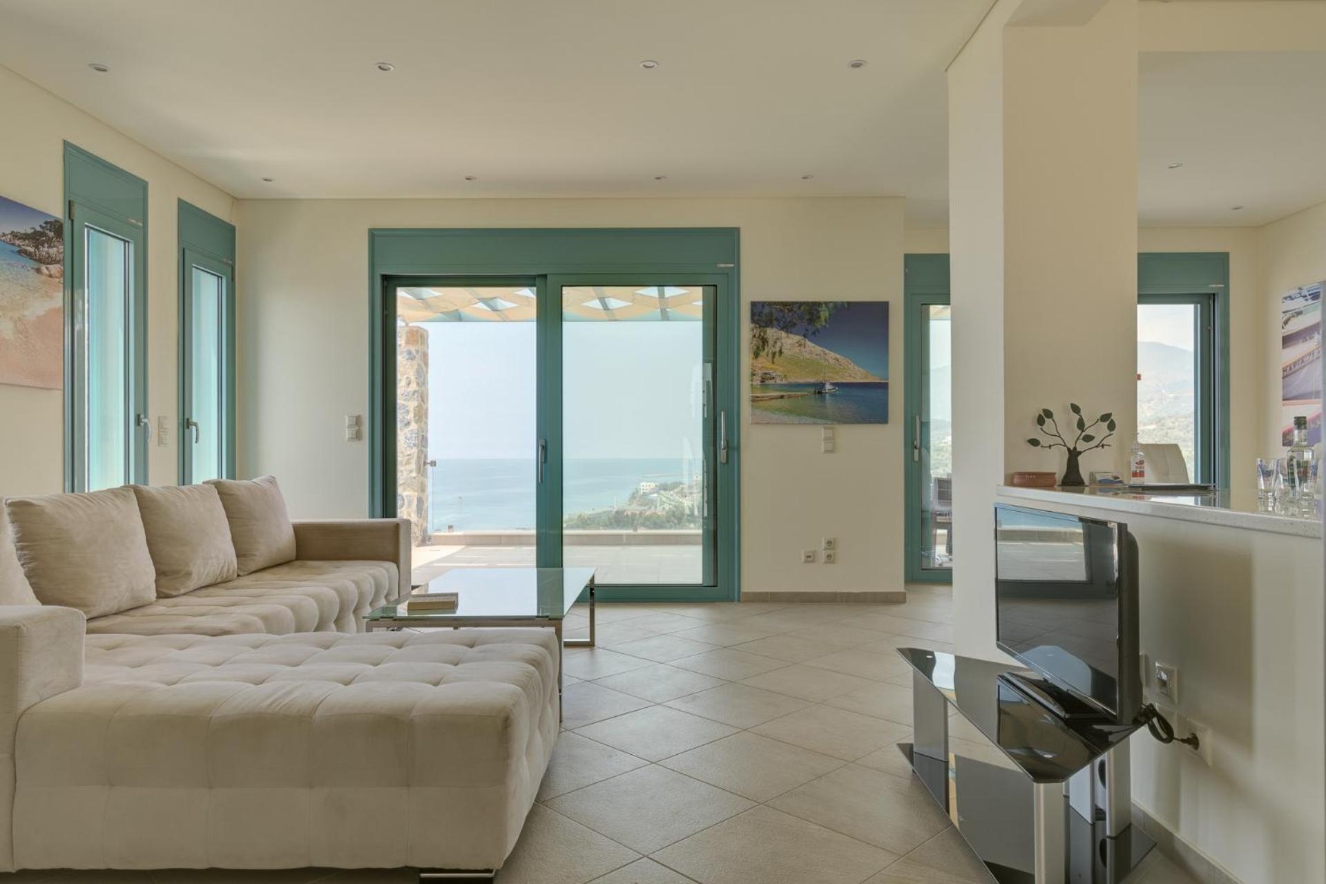 Ouzo Panoramic Houses 1, With Private Pool Plomari Стая снимка