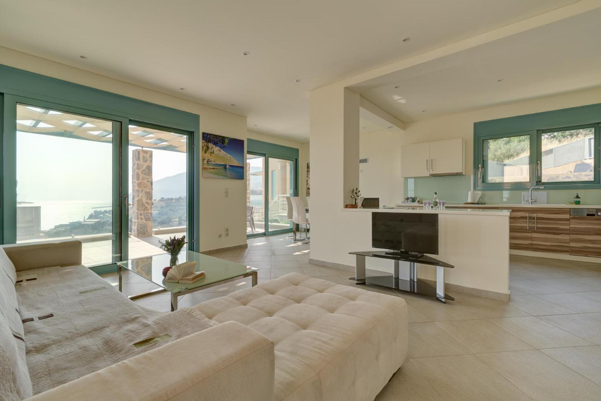 Ouzo Panoramic Houses 1, With Private Pool Plomari Стая снимка