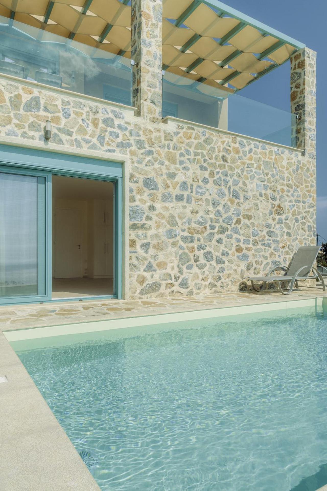 Ouzo Panoramic Houses 1, With Private Pool Plomari Стая снимка